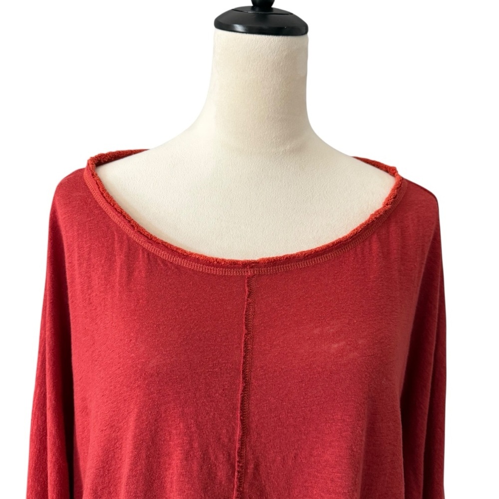 Sundance  Ariane 100% Linen Long Line Dolman Sleeve Tunic Top Size‎ Medium - Picture 6 of 11